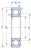 Однорядный шариковый подшипник 6302 2RSH/C 3 от производителя  SKF