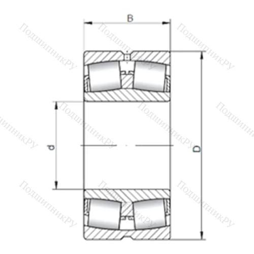 Подшипник роликовый радиальный самоцентрирующийся 239/750W 33 от производителя  ISO