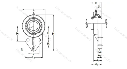 Подшипниковый узел UCFK 206 (UCFK 206) в Казани