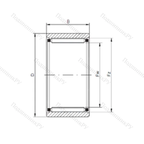 Подшипник роликовый радиальный RNAO 35x47x18 от производителя  CX
