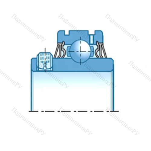 Подшипник шариковый радиальный UCS 309D 1