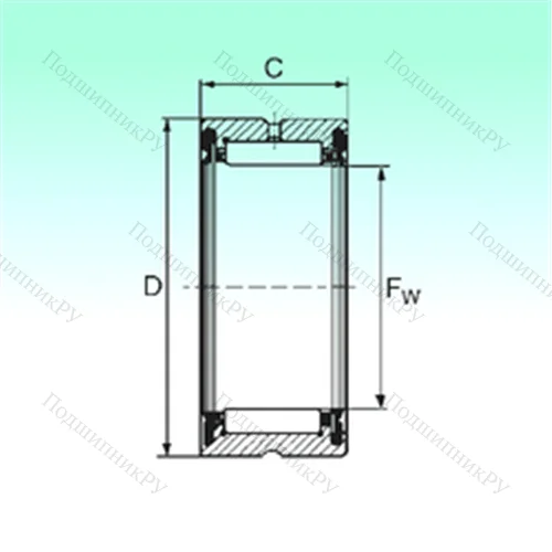Подшипник игольчатый радиальный RNA 4908 2RS от производителя  NBS