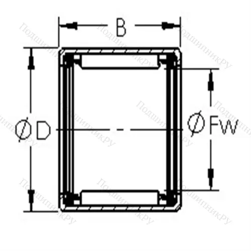 Подшипники игольчатые, дюймовая серия SCE 912PP от производителя  AST