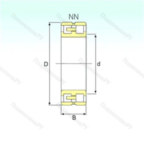 Подшипник роликовый радиальный NN 3009 KTN/SP