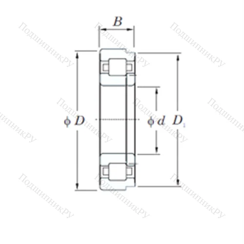 Подшипник роликовый радиальный NUP 2324R