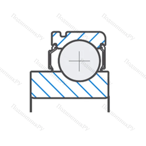 Подшипник шариковый радиальный AB 40270