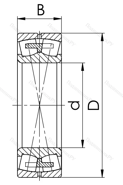 Сферический роликовый подшипник 3619 (22319 MBW 33) в Казани