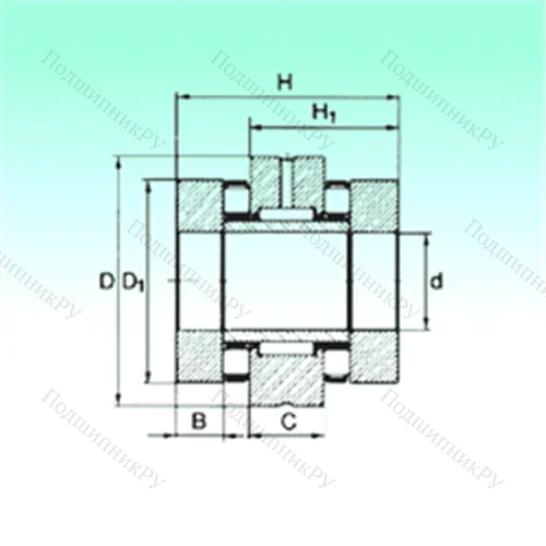 Подшипник комбинированный ZARN 55115 TN от производителя  NBS