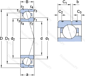 Подшипник 71914 CE/P 4AL