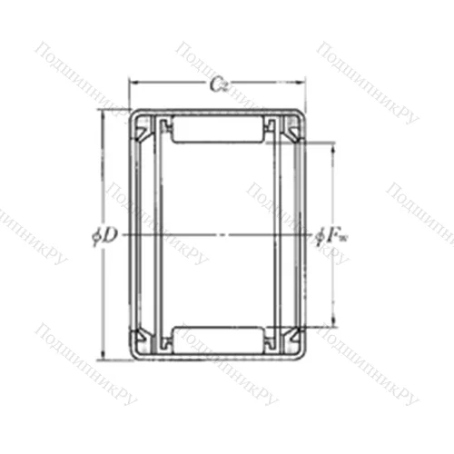 Подшипник игольчатый радиальный HMK 2826LL