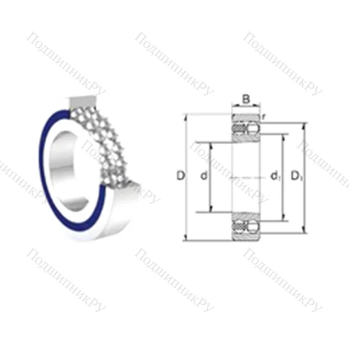Подшипник шариковый радиальный самоцентрирующийся 2201