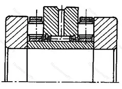 Модификация подшипника 4-504909 размер 45x105/90x82 от производителя  ГПЗ-3