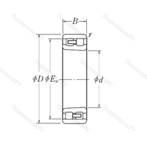 Подшипник роликовый радиальный NN 3014 K