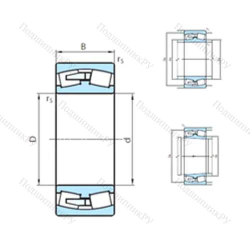 Подшипник роликовый радиальный самоцентрирующийся 24136CW 33MB