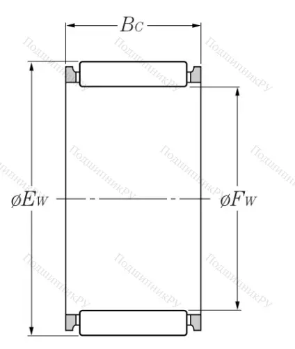 Подшипник K 12x15x13 V 1 JP (NTN) в Казани