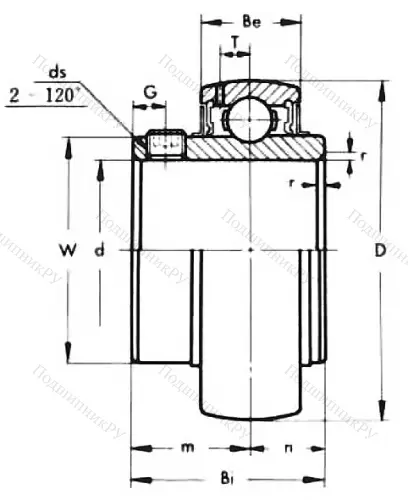 Подшипник UC 205 (480205) в Казани
