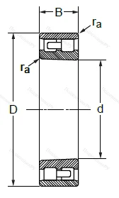 Двухрядный роликовый подшипник NN 3014 KMP 5 (3182114-5 Л ГОСТ) в Казани