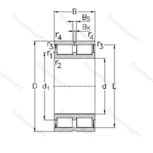 Подшипник роликовый радиальный NNCL 4868-V
