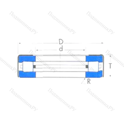 Подшипник роликовый упорный T 309W от производителя  TIMKEN