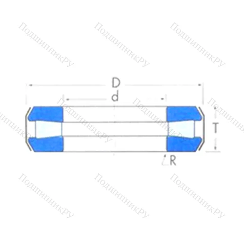 Подшипник роликовый упорный T 128 от производителя  TIMKEN