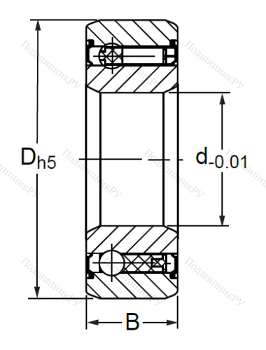 Подшипник обгонной муфты  CSK 17 2RS в Казани
