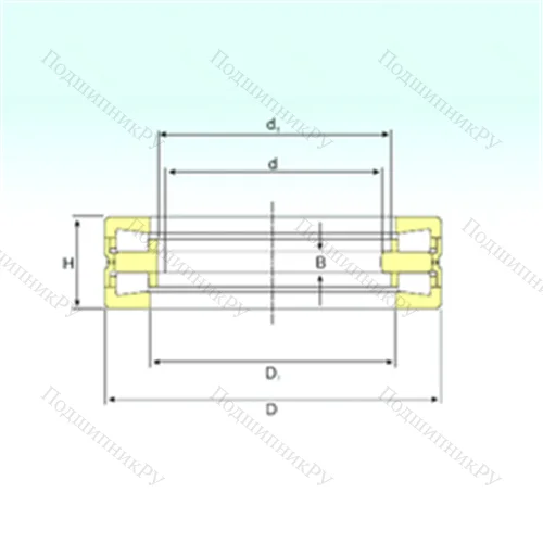 Подшипник роликовый упорный 353002 от производителя  ISB