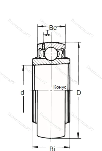 Корпусный подшипник UK 206 в Казани
