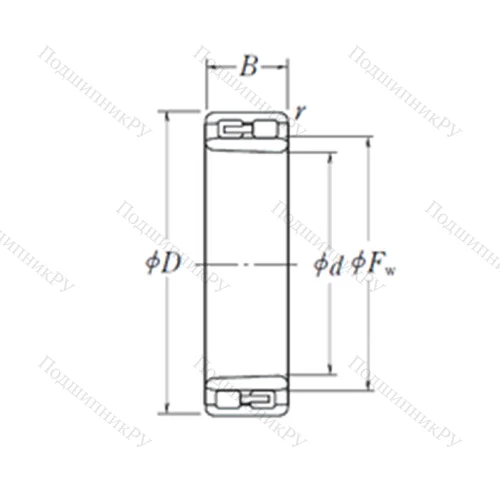 Подшипник роликовый радиальный NNU 4926 K