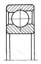 Подшипник  7710815 размер 75x95x8 от производителя  ГПЗ-4