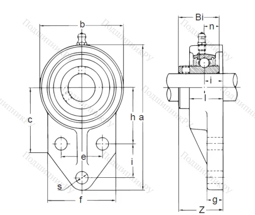 Подшипниковый узел UCFK 207 в Казани