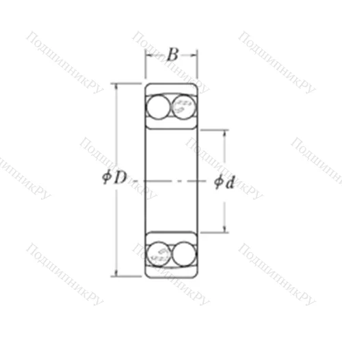 Подшипник шариковый радиальный самоцентрирующийся NLJ 1.1/8 от производителя  RHP