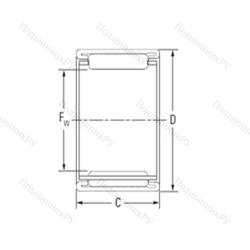 Подшипник игольчатый радиальный 22BTM 2816A от производителя  KOYO