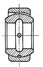 Подшипник GE 80 EC размер 80x120x55/45 от производителя  SKF