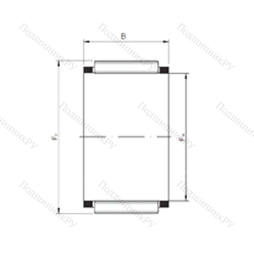 Подшипник игольчатый радиальный KBK 12X 15X 15
