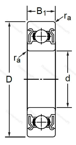 Дюймовый шариковый подшипник R 10 ZZ (KLNJ 5/8-2RZY) в Казани
