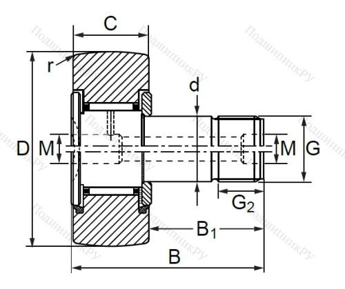 Опорный ролик  KR 35 PPSK в Казани