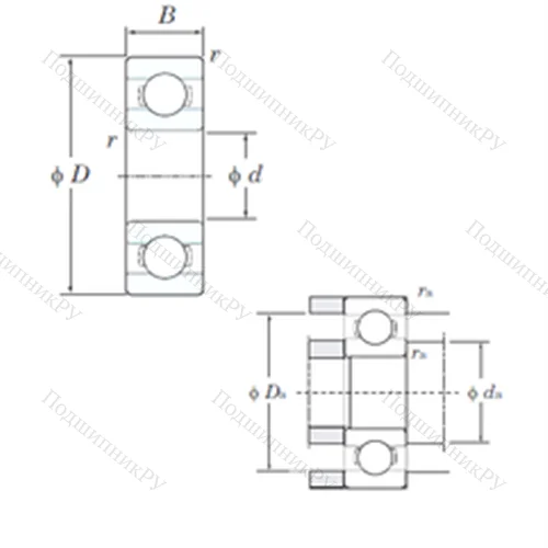 Подшипник шариковый радиальный ML 1204