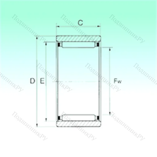Подшипник игольчатый радиальный RNAO 22x35x16 от производителя  NBS