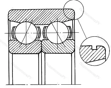 Модификация подшипника 6-156704 размер 20x50x20,6 от производителя  ГПЗ-23