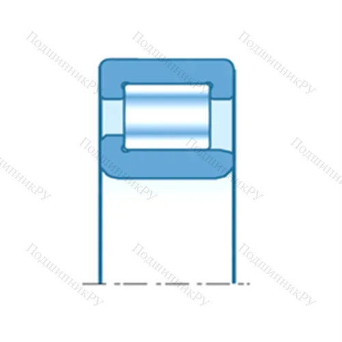 Подшипник роликовый радиальный NJ 306 от производителя  NTN Подшипник роликовый радиальный NJ 306 от производителя  NTN