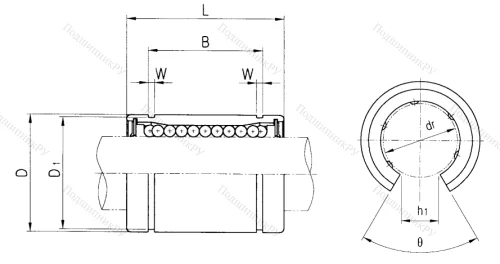 Подшипник LME 16 UU OP в Казани