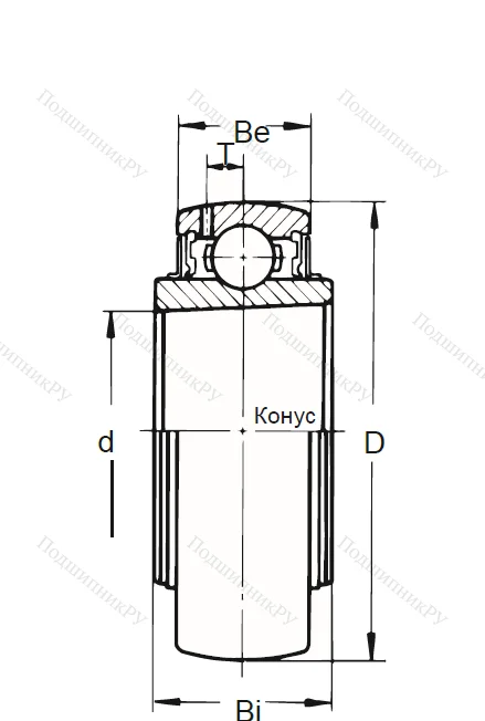Корпусный подшипник UK 215 в Казани