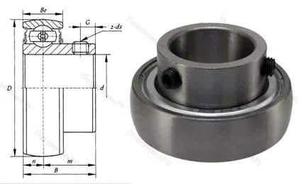 Корпусный подшипник SB 205 в Казани