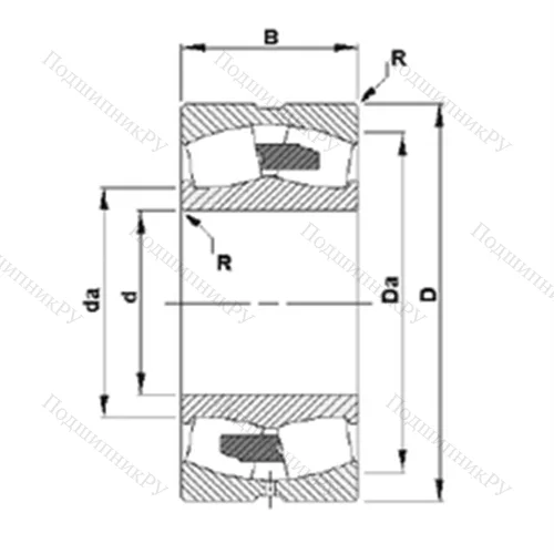 Подшипник роликовый радиальный самоцентрирующийся 23330YM