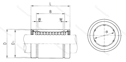 Подшипник LM 4 UU в Казани
