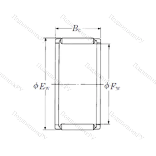Подшипник игольчатый радиальный FWF-141811 от производителя  NSK