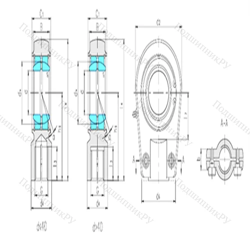 Подшипник скольжения сферический SIR 70ES-D