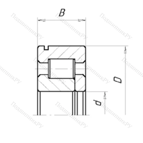 Подшипник роликовый радиальный 30RT 06S 3NR от производителя  NACHI