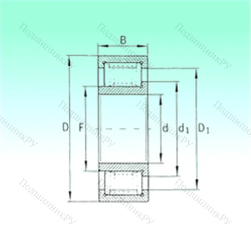 Подшипник роликовый радиальный ZSL 192318