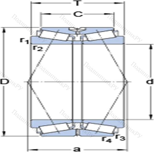 Двухрядные конические роликоподшипники конфигурации TDO BT 2B 332605 A/HA 1 от производителя  SKF Двухрядные конические роликоподшипники конфигурации TDO BT 2B 332605 A/HA 1 от производителя  SKF